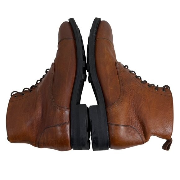 Taft The Dragon Boot Brown Leather Ankle Boots Lace Up Spain Mens 41 US 8-8.5 main image 8